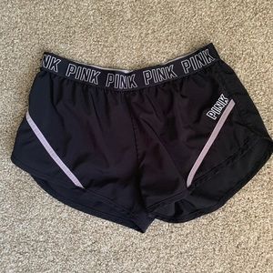 Pink athletic shorts